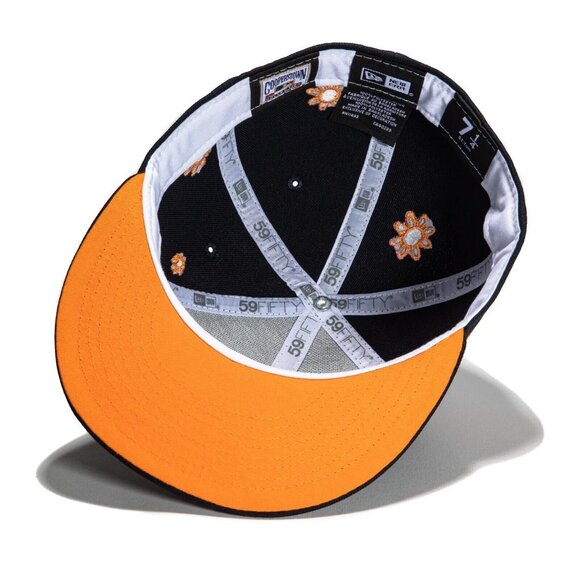 New Era Chicago Cubs 59FIFTY Fitted Hat Navy Super Bloom 100 Year Patch - Picture 7 of 9